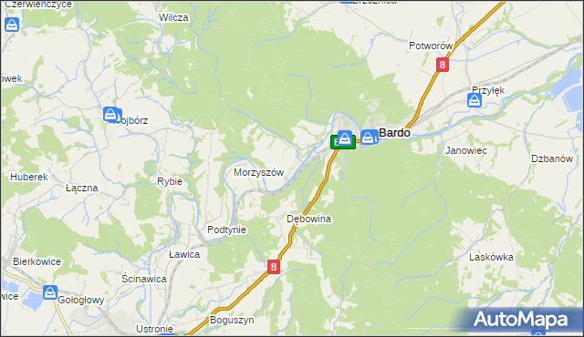 mapa Opolnica, Opolnica na mapie Targeo