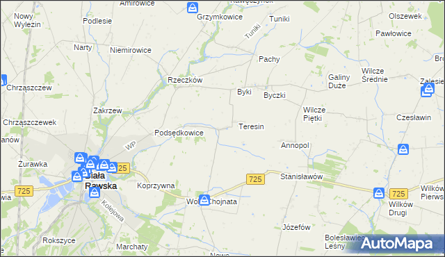 mapa Orla Góra, Orla Góra na mapie Targeo