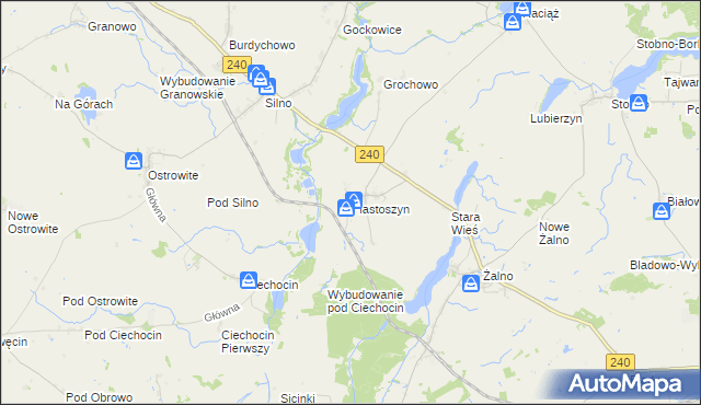 mapa Piastoszyn, Piastoszyn na mapie Targeo