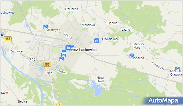 mapa Piekary gmina Jelcz-Laskowice, Piekary gmina Jelcz-Laskowice na mapie Targeo