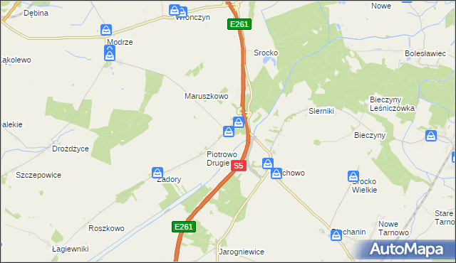 mapa Piotrowo Pierwsze, Piotrowo Pierwsze na mapie Targeo