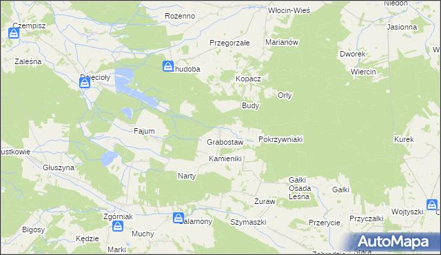 mapa Pipie, Pipie na mapie Targeo