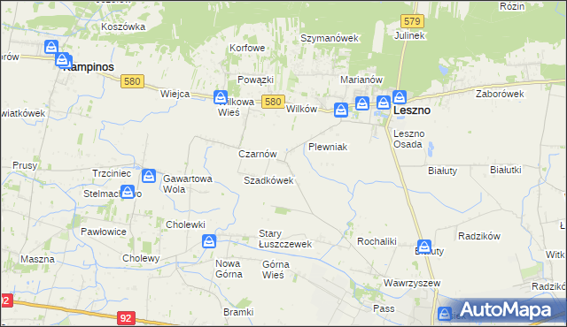 mapa Podrochale, Podrochale na mapie Targeo