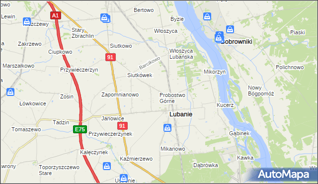 mapa Probostwo Górne, Probostwo Górne na mapie Targeo