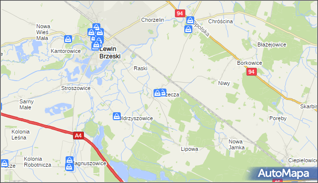 mapa Przecza, Przecza na mapie Targeo