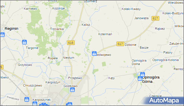 mapa Przedwojewo, Przedwojewo na mapie Targeo