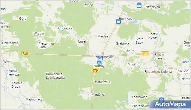 mapa Rossoszyca, Rossoszyca na mapie Targeo