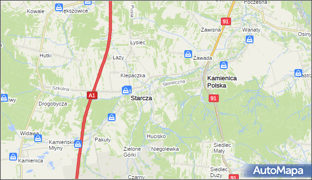 mapa Rudnik Wielki, Rudnik Wielki na mapie Targeo