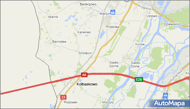 mapa Smętowice, Smętowice na mapie Targeo