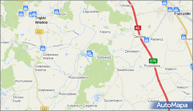 mapa Sobowidz, Sobowidz na mapie Targeo