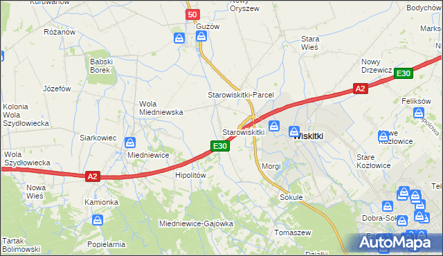 mapa Starowiskitki, Starowiskitki na mapie Targeo