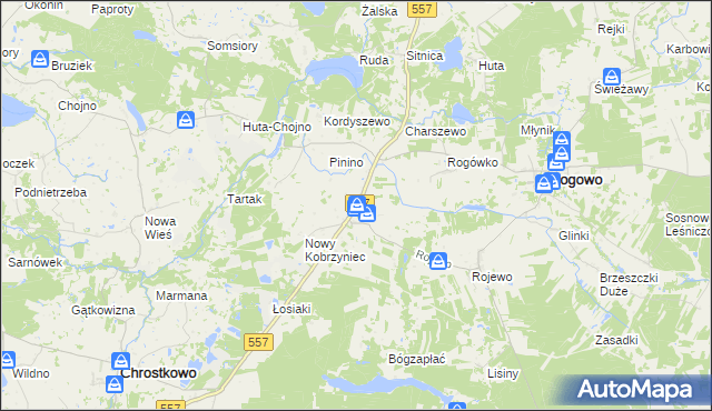 mapa Stary Kobrzyniec, Stary Kobrzyniec na mapie Targeo