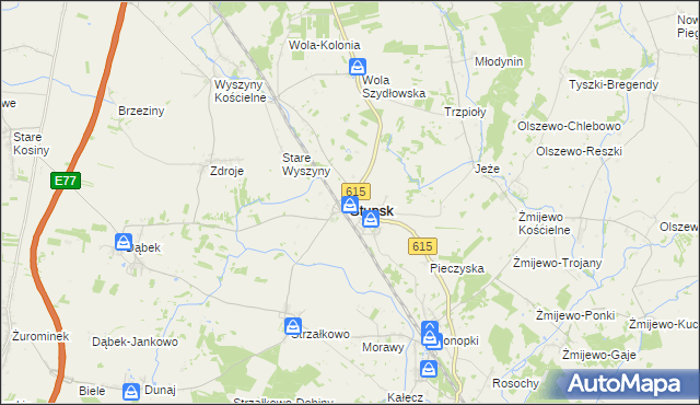 mapa Stupsk, Stupsk na mapie Targeo