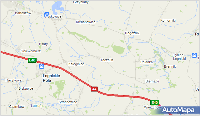mapa Taczalin, Taczalin na mapie Targeo