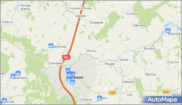 mapa Tafiły, Tafiły na mapie Targeo
