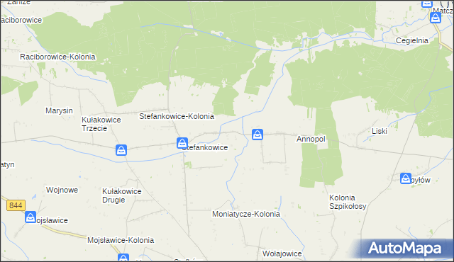 mapa Ubrodowice, Ubrodowice na mapie Targeo