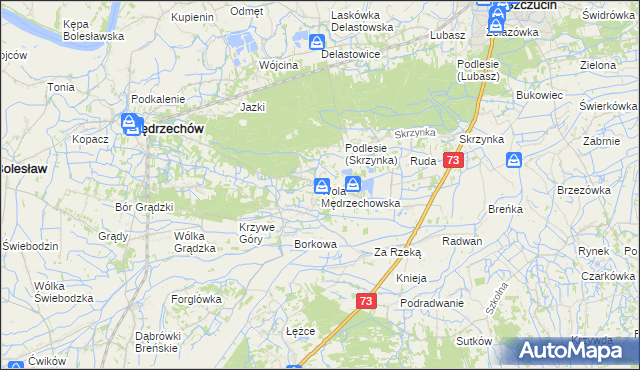 mapa Wola Mędrzechowska, Wola Mędrzechowska na mapie Targeo