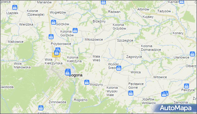 mapa Wysoki Duże, Wysoki Duże na mapie Targeo