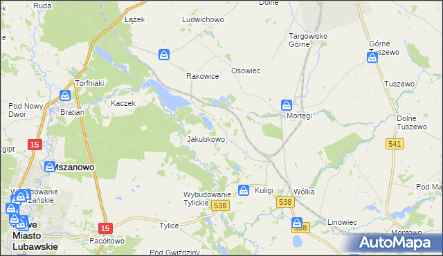 mapa Zajączkowo gmina Grodziczno, Zajączkowo gmina Grodziczno na mapie Targeo