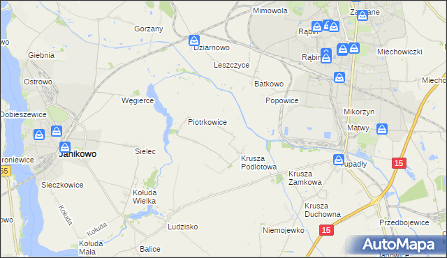 mapa Żalinowo, Żalinowo na mapie Targeo