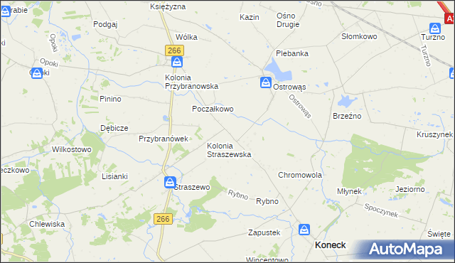 mapa Zazdromin, Zazdromin na mapie Targeo