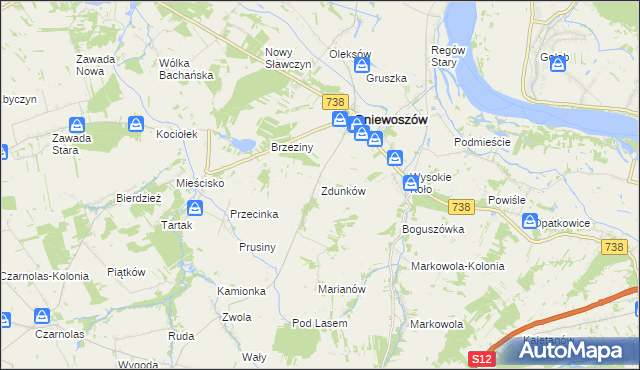 mapa Zdunków, Zdunków na mapie Targeo