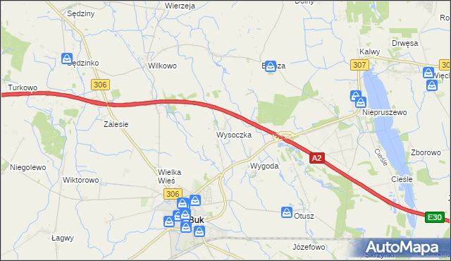 mapa Żegowo, Żegowo na mapie Targeo