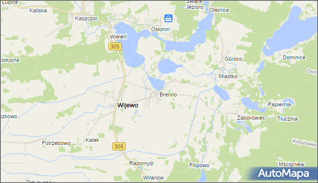 mapa Brenno, Brenno na mapie Targeo