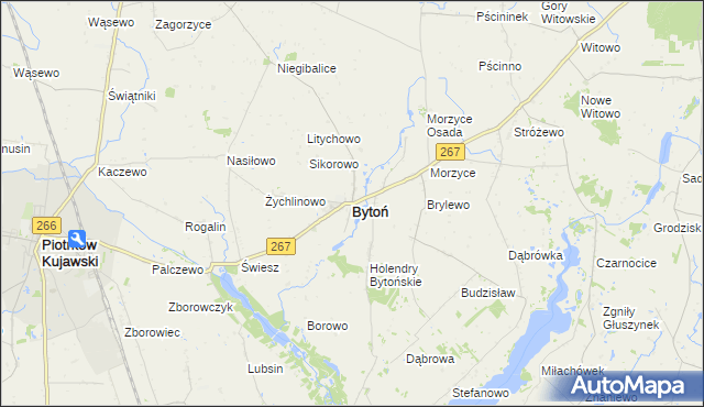 mapa Bytoń, Bytoń na mapie Targeo