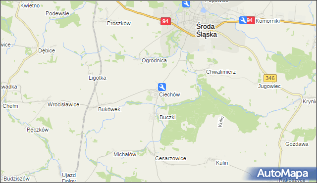 mapa Ciechów, Ciechów na mapie Targeo