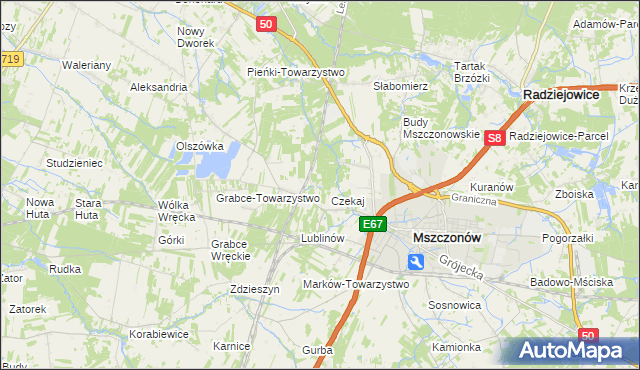 mapa Marków-Świnice, Marków-Świnice na mapie Targeo