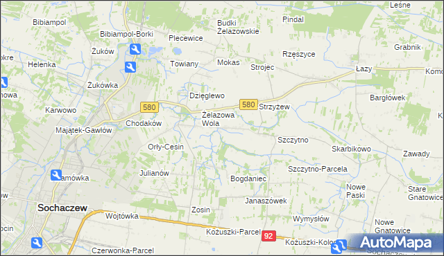 mapa Nowe Mostki, Nowe Mostki na mapie Targeo