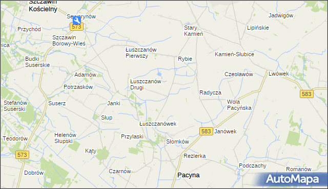 mapa Robertów, Robertów na mapie Targeo