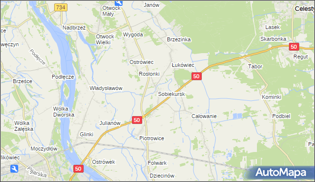 mapa Sobiekursk, Sobiekursk na mapie Targeo