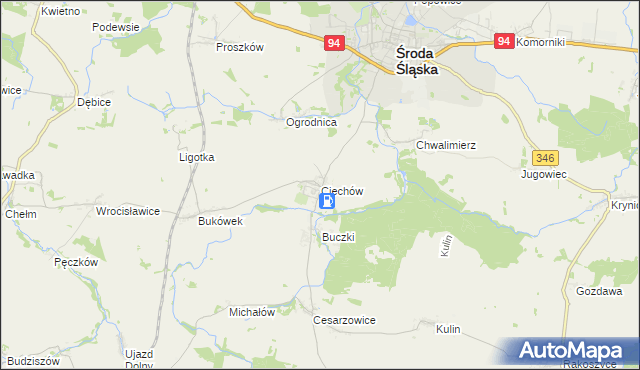 mapa Ciechów, Ciechów na mapie Targeo