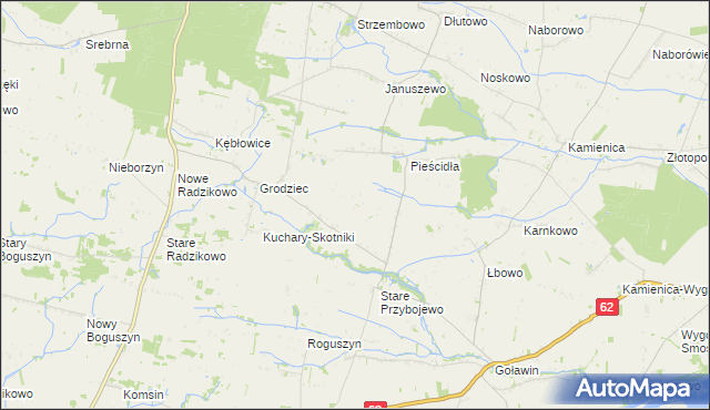 mapa Nowe Przybojewo, Nowe Przybojewo na mapie Targeo