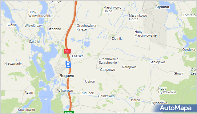 mapa Grochowiska Szlacheckie, Grochowiska Szlacheckie na mapie Targeo