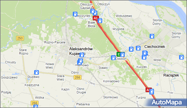 mapa Łazieniec, Łazieniec na mapie Targeo
