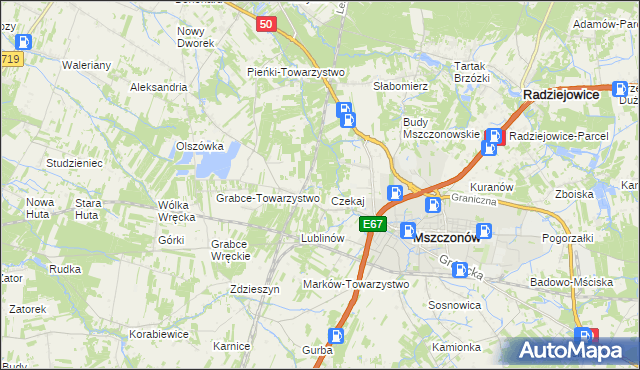 mapa Marków-Świnice, Marków-Świnice na mapie Targeo