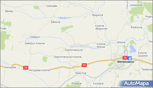 mapa Peresołowice, Peresołowice na mapie Targeo