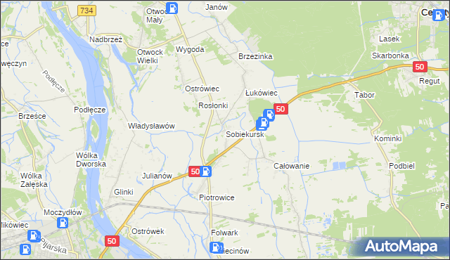 mapa Sobiekursk, Sobiekursk na mapie Targeo