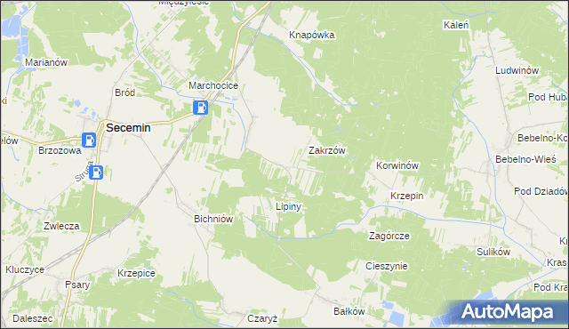 mapa Wałkonowy Górne, Wałkonowy Górne na mapie Targeo