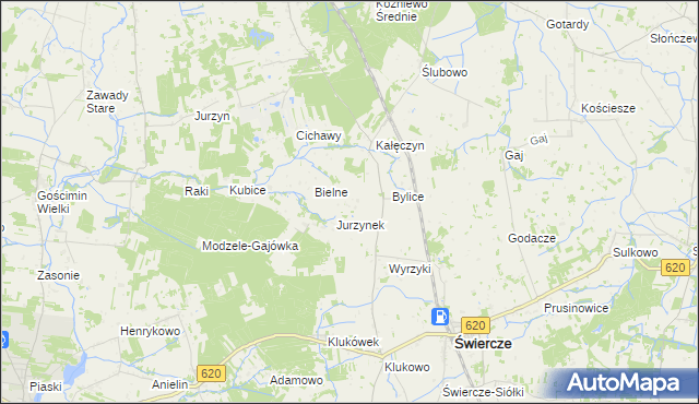 mapa Wyrzyki-Pękale, Wyrzyki-Pękale na mapie Targeo