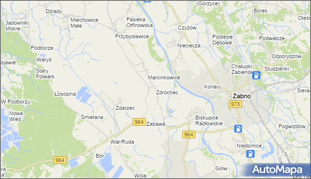 mapa Zdrochec, Zdrochec na mapie Targeo