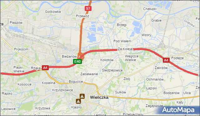 mapa Kokotów, Kokotów na mapie Targeo