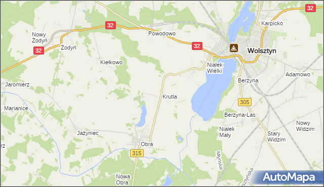 mapa Krutla, Krutla na mapie Targeo