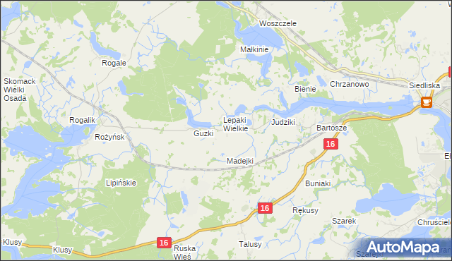 mapa Mołdzie, Mołdzie na mapie Targeo