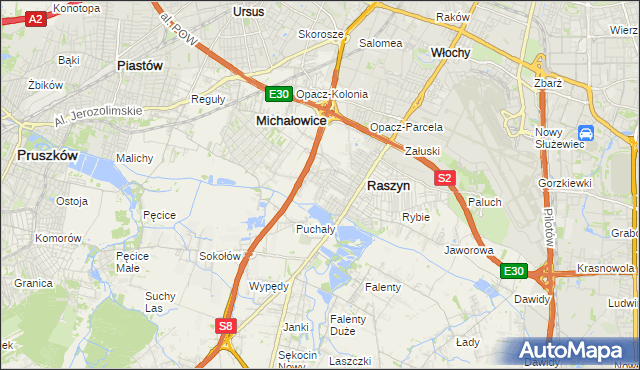 mapa Nowe Grocholice, Nowe Grocholice na mapie Targeo