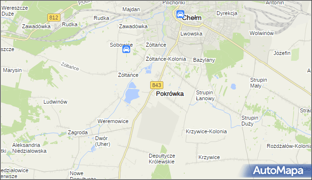 mapa Pokrówka, Pokrówka na mapie Targeo