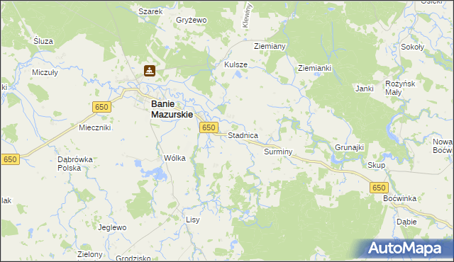 mapa Stadnica, Stadnica na mapie Targeo